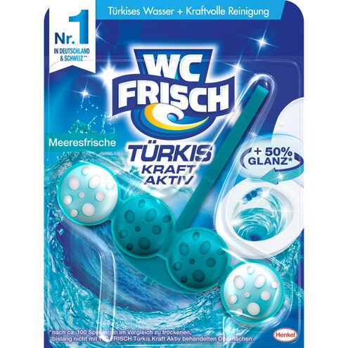 WC Frisch Kraft-Aktiv Türkisspüler Meeresfrische