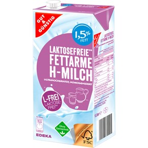 GUT&GÜNSTIG Laktosefreie fettarme H-Milch Bild 0