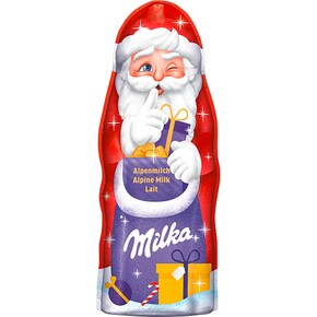 Milka Weihnachtsmann Alpenmilch Bild 0