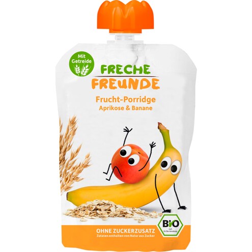 Freche Freunde Bio Quetschie Frucht-Porridge Aprikose & Banane