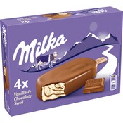 Milka Vanilla & Chocolate Swirl Stieleis