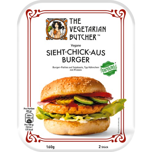 The Vegetarian Butcher Sieht-Chick-aus Burger