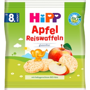 HiPP Bio Reiswaffeln Apfel ab 8. Monat Bild 0