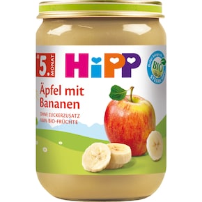 HiPP Bio Äpfel mit Bananen ab 5. Monat Bild 0