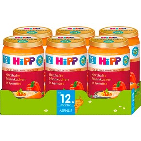 HiPP Bio Für Kleine Feinschmecker Herzhafte Pfannkuchen in Gemüse ab 12. Monat Bild 0