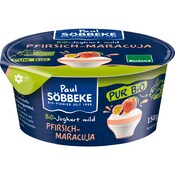 Söbbeke Pur Bio Joghurt mild Pfirsich-Maracuja 3,8 % Fett