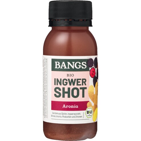 Bangs Bio Ingwer Shot mit Aronia