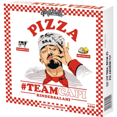 Gangstarella Pizza #TeamCapi Rindersalami Bild 1