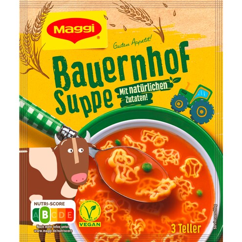 Maggi Guten Appetit Suppe Bauernhof