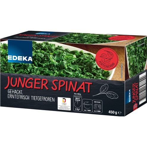 EDEKA Junger Spinat, gehackt, portionierbar