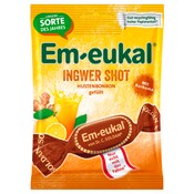 Em-eukal Ingwer-Shot gefüllt