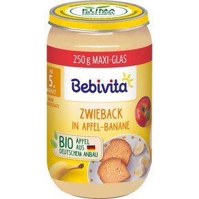 Bebivita Bio Zwieback in Apfel-Banane ab 5. Monat Bild 0