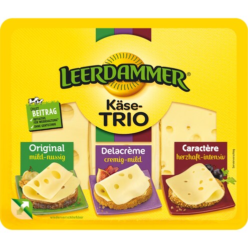 Leerdammer Käse Trio Scheiben