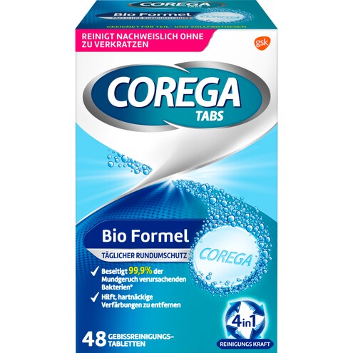 Corega Tabs mit Bioformel Bild 1