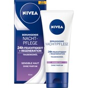 Nivea Beruhigende Nachtpflege 24h Feuchtigkeit+Regeneration Sensible Haut ohne Parfum