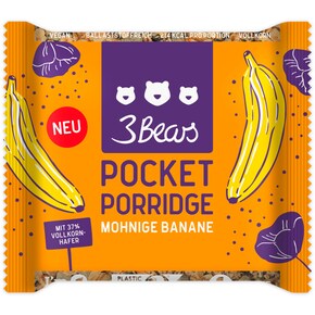 3Bears Pocket Porridge Mohnige Banane Bild 0