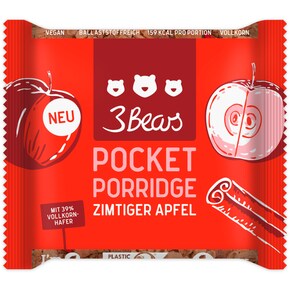 3Bears Pocket Porridge Zimtiger Apfel Bild 0