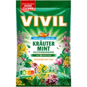 VIVIL Kräuter-Mint Hustenbonbons ohne Zucker