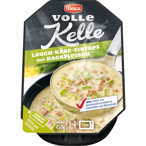 Meica Volle Kelle Lauch-Käse-Eintopf mit Hackfleisch