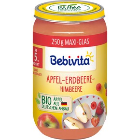 Bebivita Bio Apfel-Erdbeere-Himbeere ab 5. Monat Bild 0