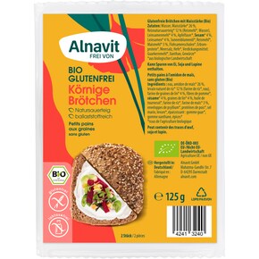 Alnavit Bio glutenfreie körnige Brötchen Bild 0
