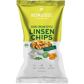 Heimatgut Bio Linsen Chips Sour Cream Style Bild 0