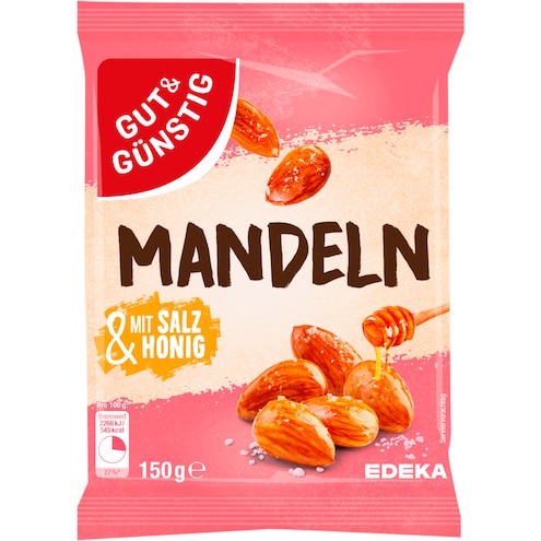 GUT&GÜNSTIG Mandeln mit Salz & Honig