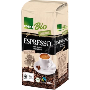 EDEKA Bio Espresso, ganze Bohnen Bild 0