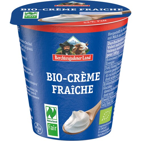 Berchtesgadener Land Bio Crème Fraîche 32 % Fett