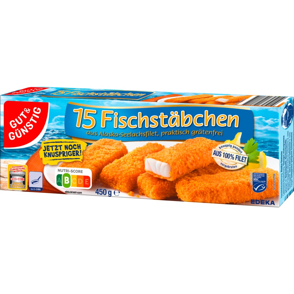 GUT&GÜNSTIG 15 Fischstäbchen bestellen! bei | online Bringmeister