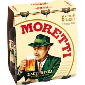 Birra Moretti Bier - 6-Pack Bild 0