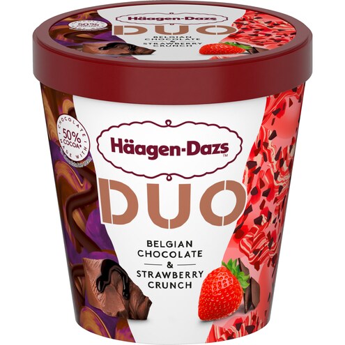 Häagen-Dazs Duo Belgian Chocolate & Strawberry Crunch