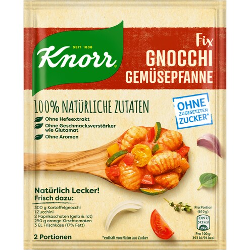 Knorr Natürlich Lecker Gnocchi Gemüsepfanne