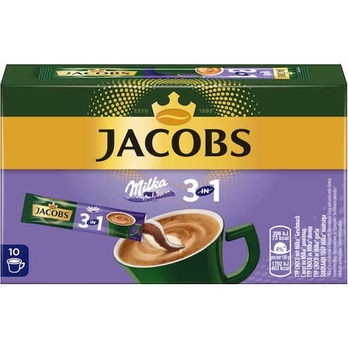 Jacobs Kaffee Instant Getränk 3in1 Milka