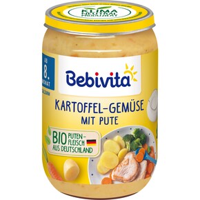Bebivita Bio Menü Kartoffel-Gemüse mit Pute ab 8. Monat Bild 0