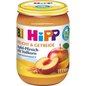HiPP Bio Apfel-Pfirsich mit Vollkorn ab 8. Monat