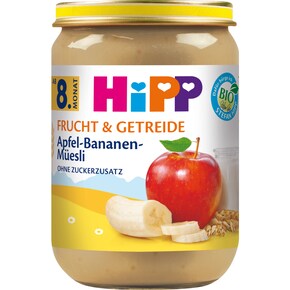 HiPP Bio Frucht & Getreide Apfel-Bananen-Müesli ab 8.Monat Bild 0
