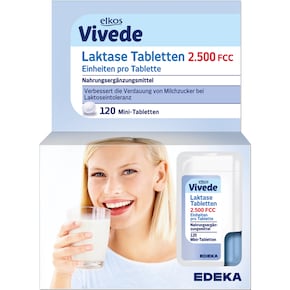 elkos Vivede Laktase Tabletten 2.500 FCC Bild 0