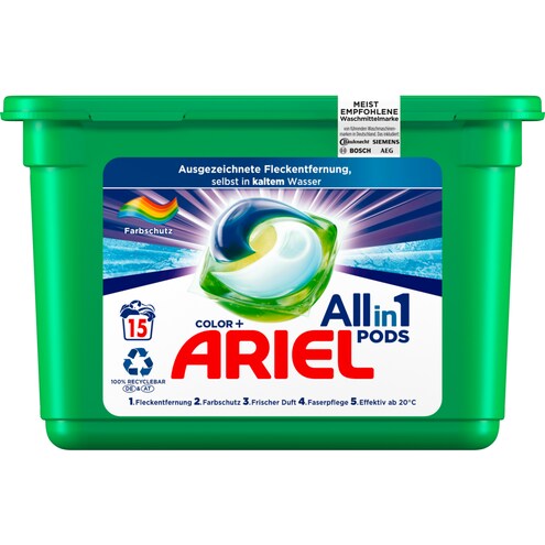 Ariel All-in-1 Pods Colorwaschmittel für 15 Wäschen