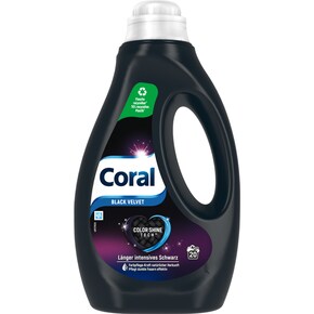 Coral Waschmittel flüssig Black Velvet für 20 Wäschen Bild 0
