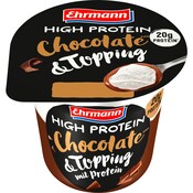 Ehrmann High Protein Pudding Schokolade mit Topping