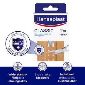 Hansaplast Classic 2 m x 6 cm Bild 0
