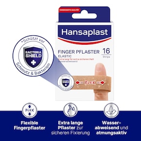 Hansaplast Elastic Fingerstrips 16 Stück Bild 0