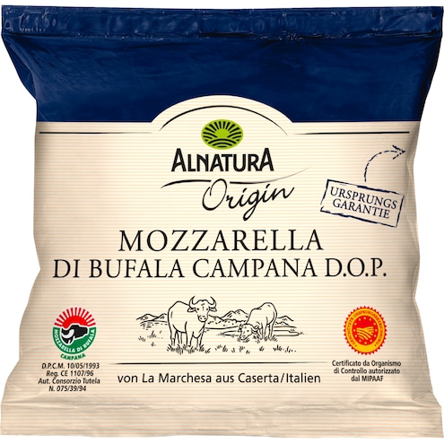 Alnatura Bio Origin Mozzarella Di Bufala Campana D.O.P.