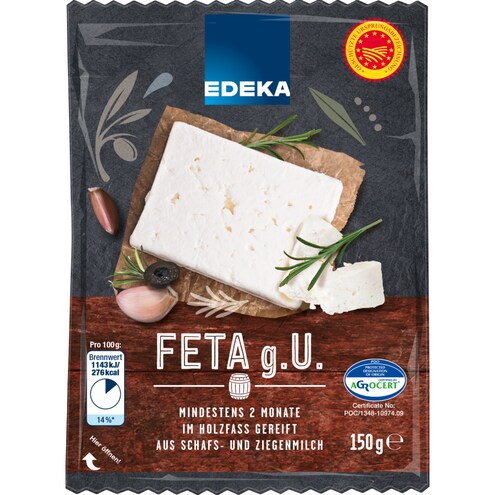EDEKA Feta Holzfassgereift 45% Fett i. Tr