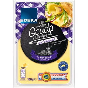 EDEKA Gouda in Scheiben 51% Fett i. Tr. Bild 0