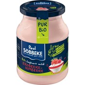 Söbbeke Pur Bio Joghurt mild Erdbeere-Himbeere 3,8 % Fett
