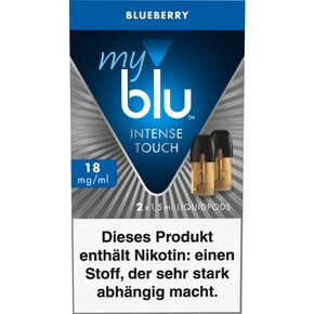 myblu Intense Touch Liquidpods Blueberry 18 mg/ml Bild 0