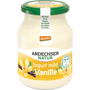 Andechser Natur Demeter Joghurt mild Vanille 3,8 % Fett Bild 0