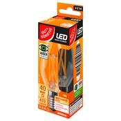 GUT&GÜNSTIG LED Filament Kerze E14, 470 Lumen, 4 Watt